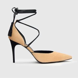 Reformation x millennial decorator julia tassel heels